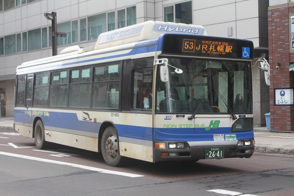 良いバスが来るまで札幌駅前で撮影！（2016年2月20日中央バス乗り回し～その１～）